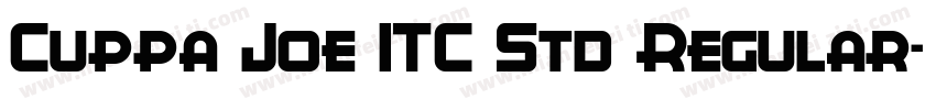 Cuppa Joe ITC Std Regular字体转换